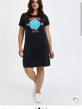 Torrid JAWS Vintage Tshirt Dress